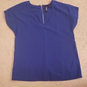 Royal blue top